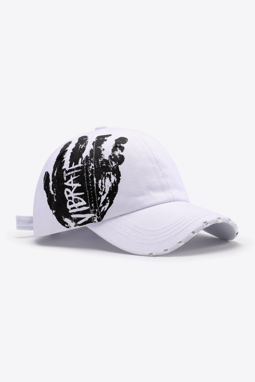 VIBRA Graphic Distressed Adjustable Baseball Cap - Ryzela