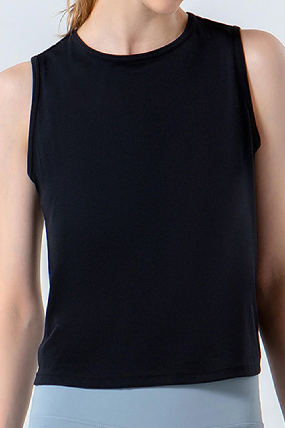 Round Neck Active Tank - Ryzela