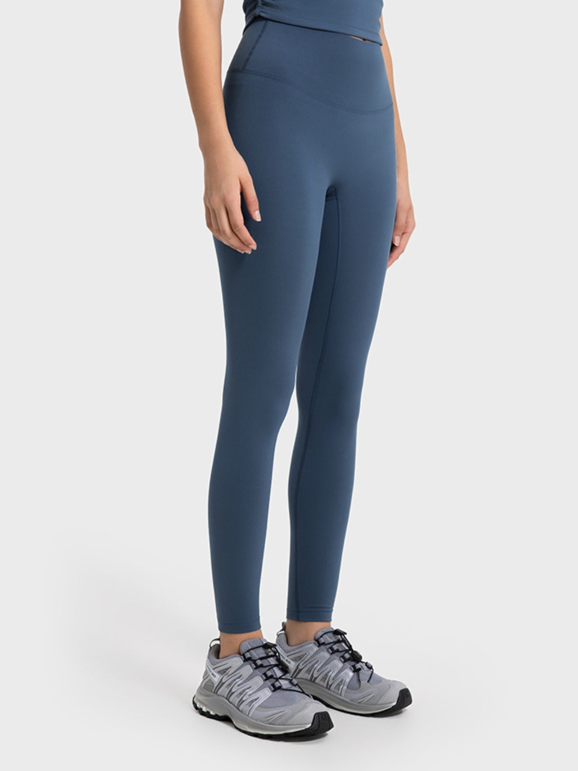 Wide Waistband Sports Leggings - Ryzela