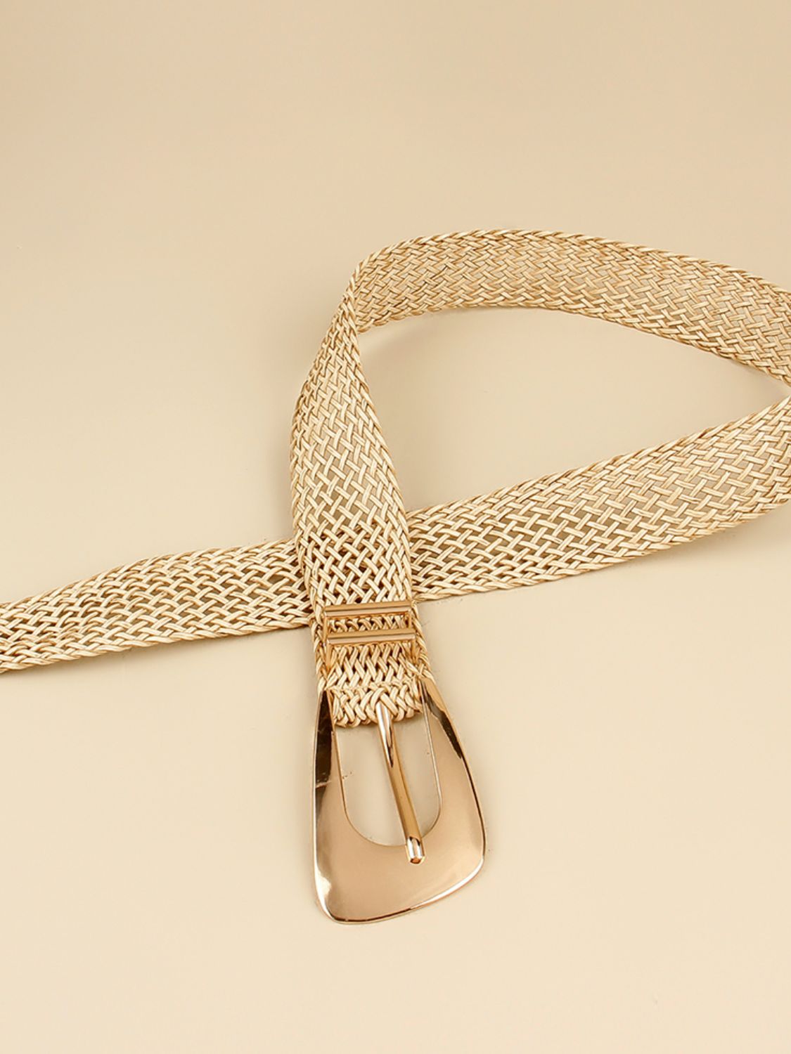 Irregular Buckle Braid Belt - Ryzela