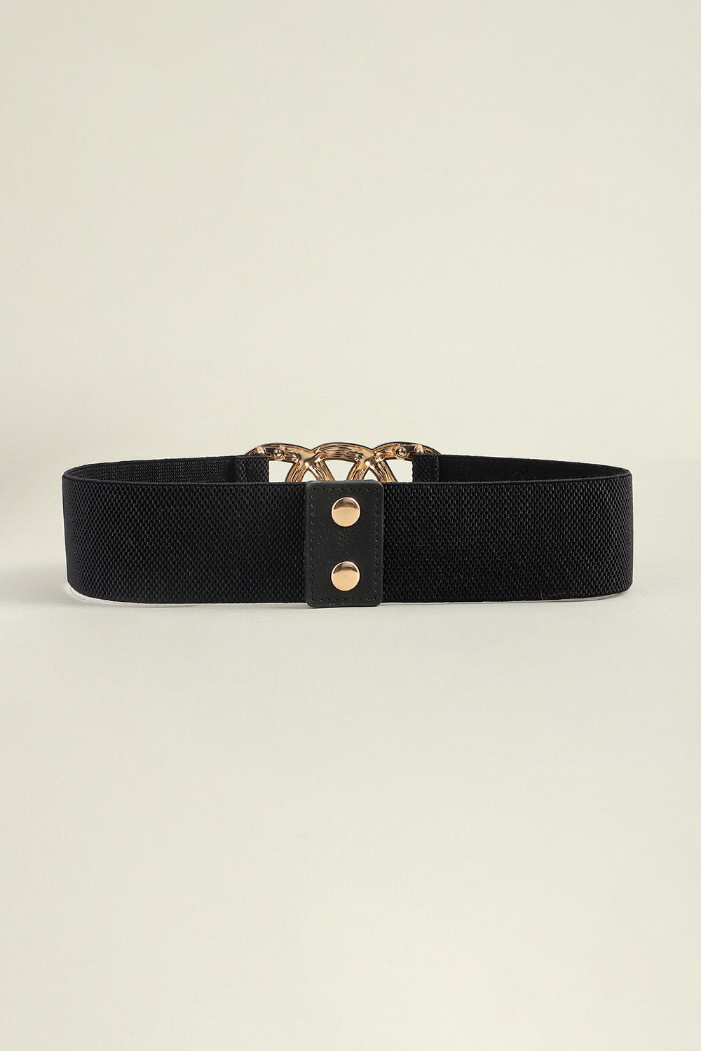 Zinc Alloy Buckle Elastic Wide Belt - Ryzela