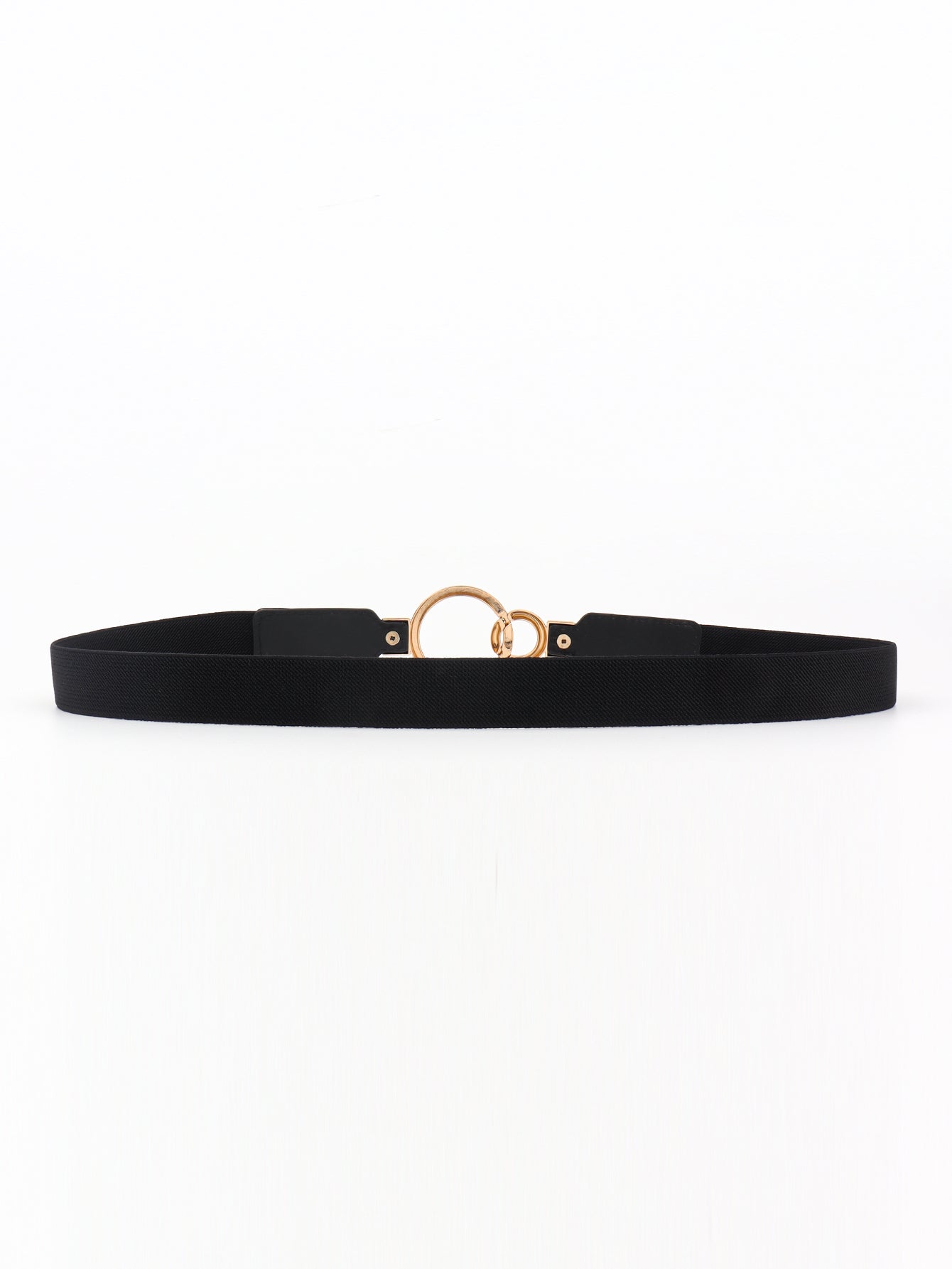 Double Ring Buckle Elastic PU Belt - Ryzela