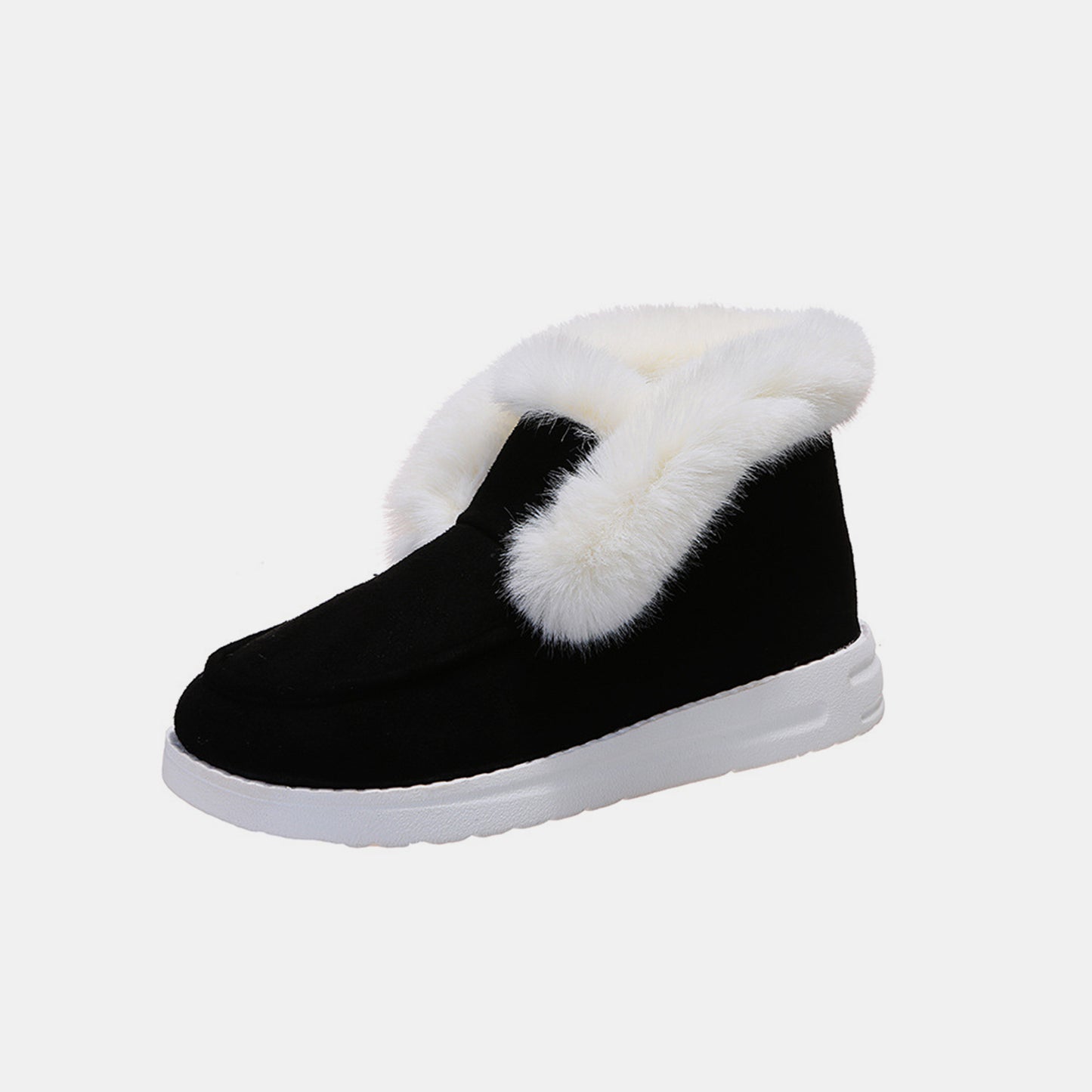 Furry Suede Snow Boots - Ryzela