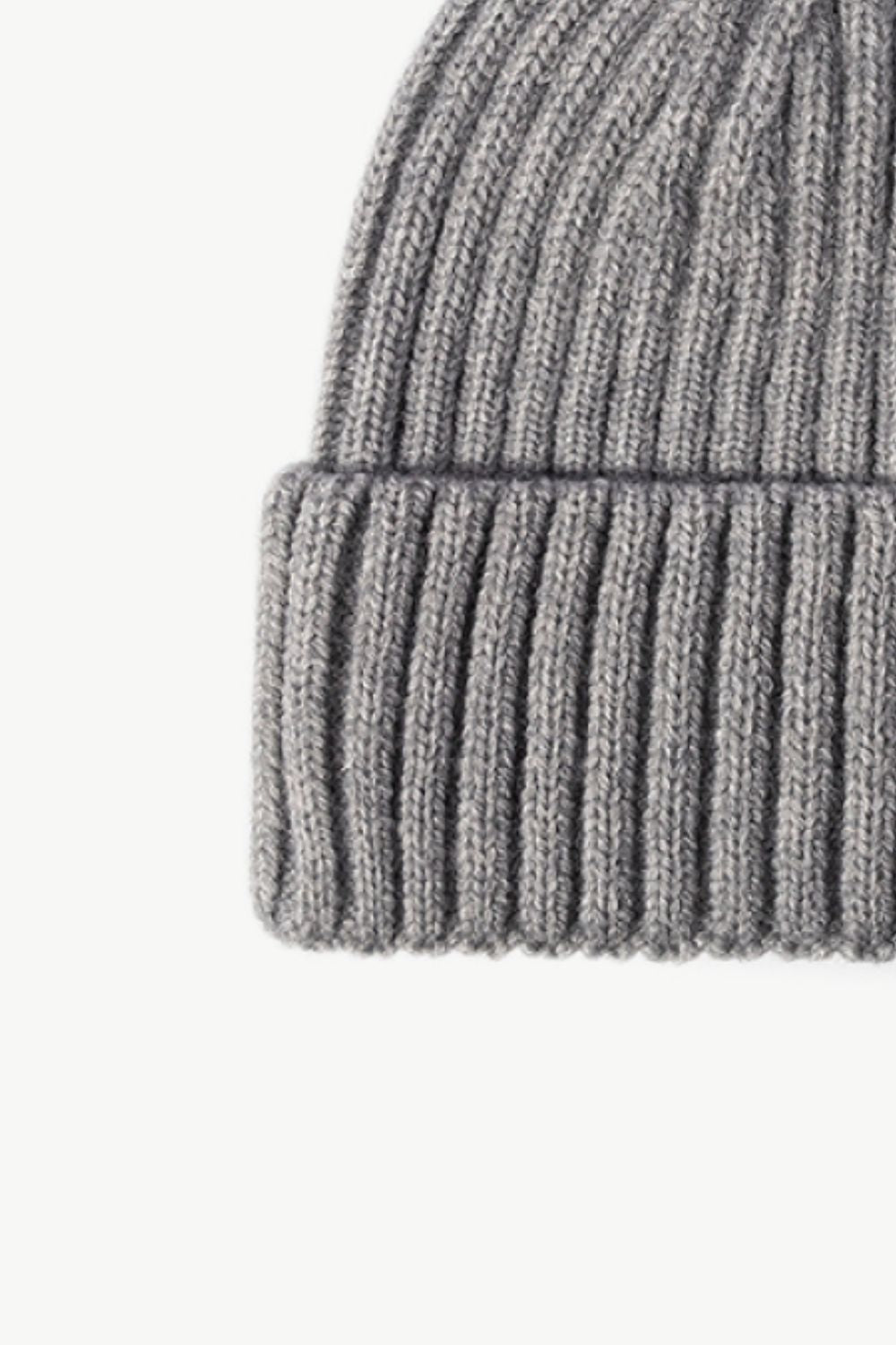 Rib-Knit Cuff Beanie - Ryzela