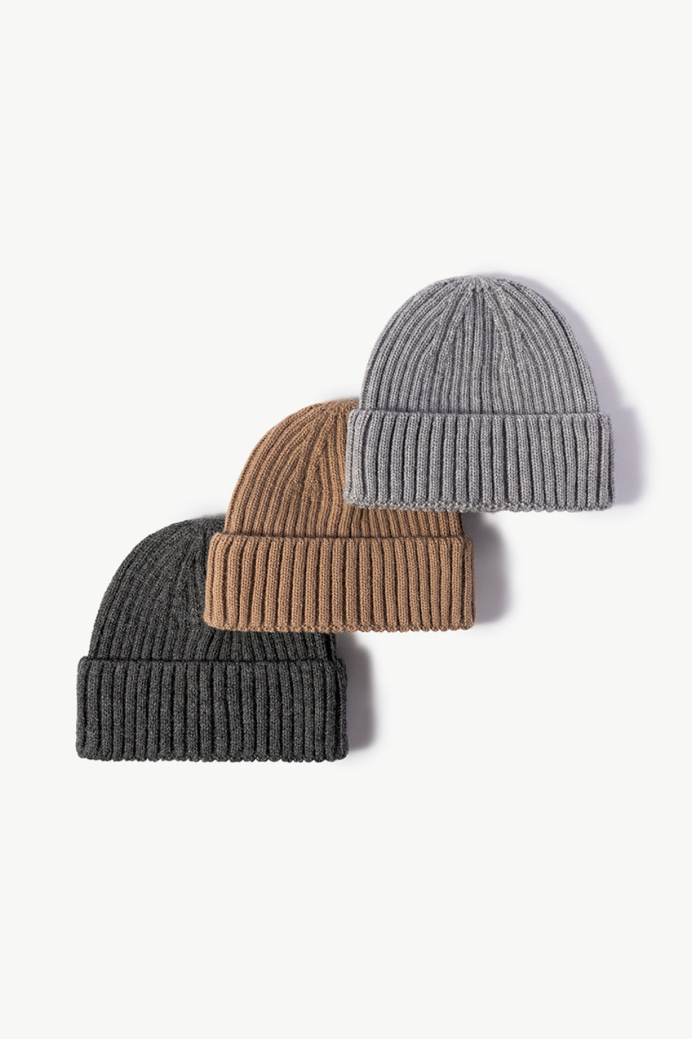 Rib-Knit Cuff Beanie - Ryzela