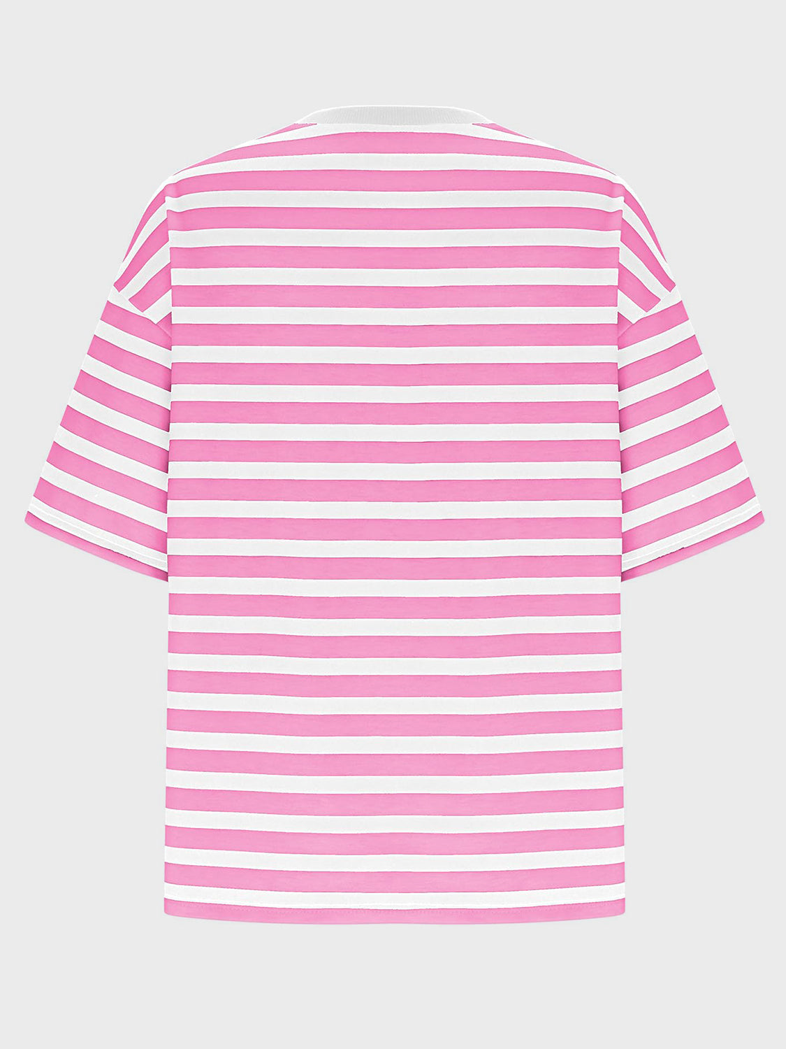 Striped Round Neck Half Sleeve T-Shirt - Ryzela