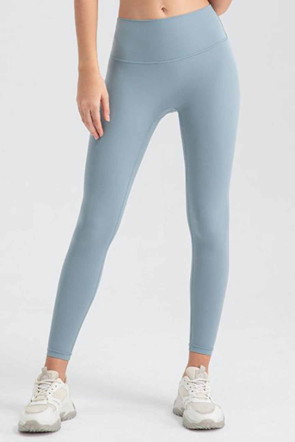 Wide Waistband Sport Leggings - Ryzela