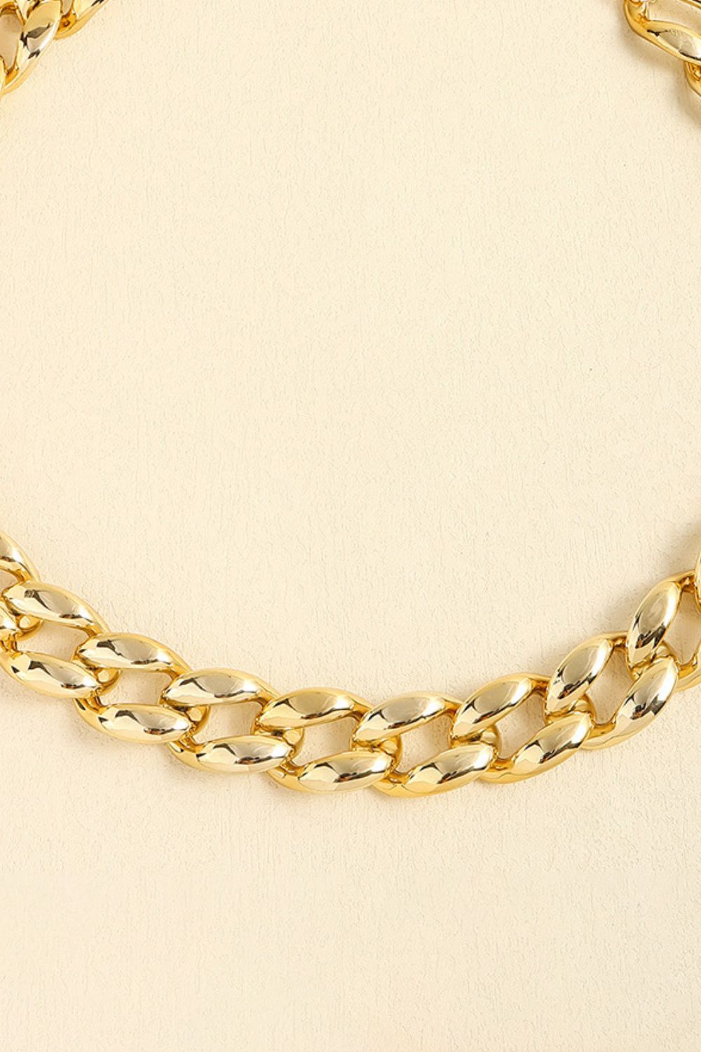 1" Width Acrylic Curb Chain Belt - Ryzela