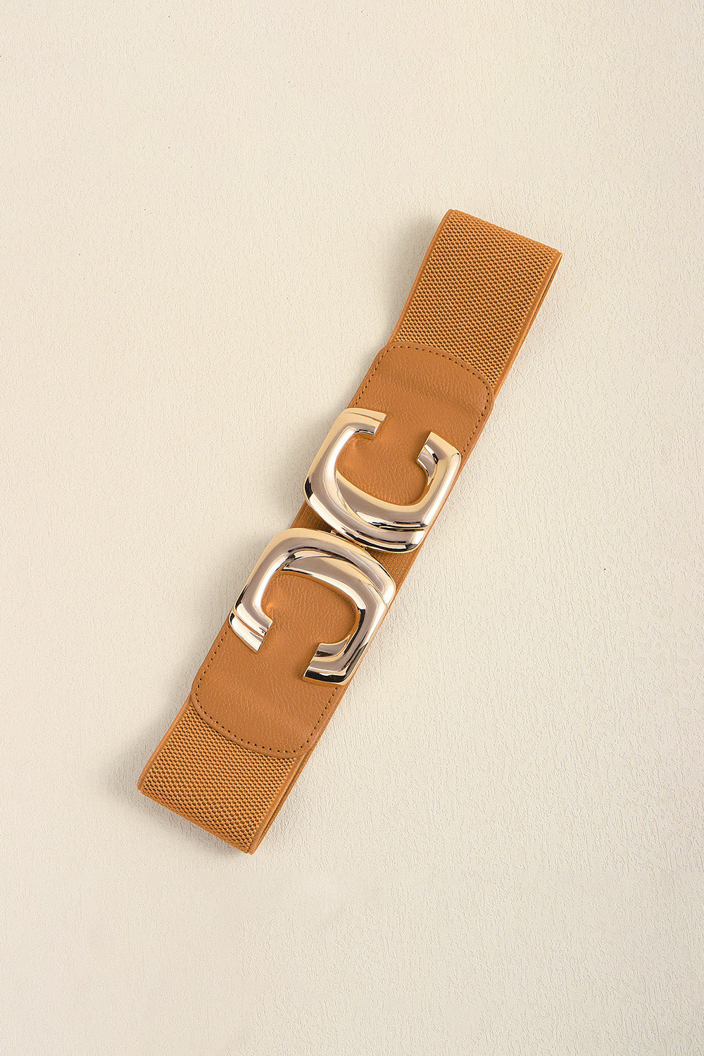 Zinc Alloy Buckle Elastic Wide Belt - Ryzela