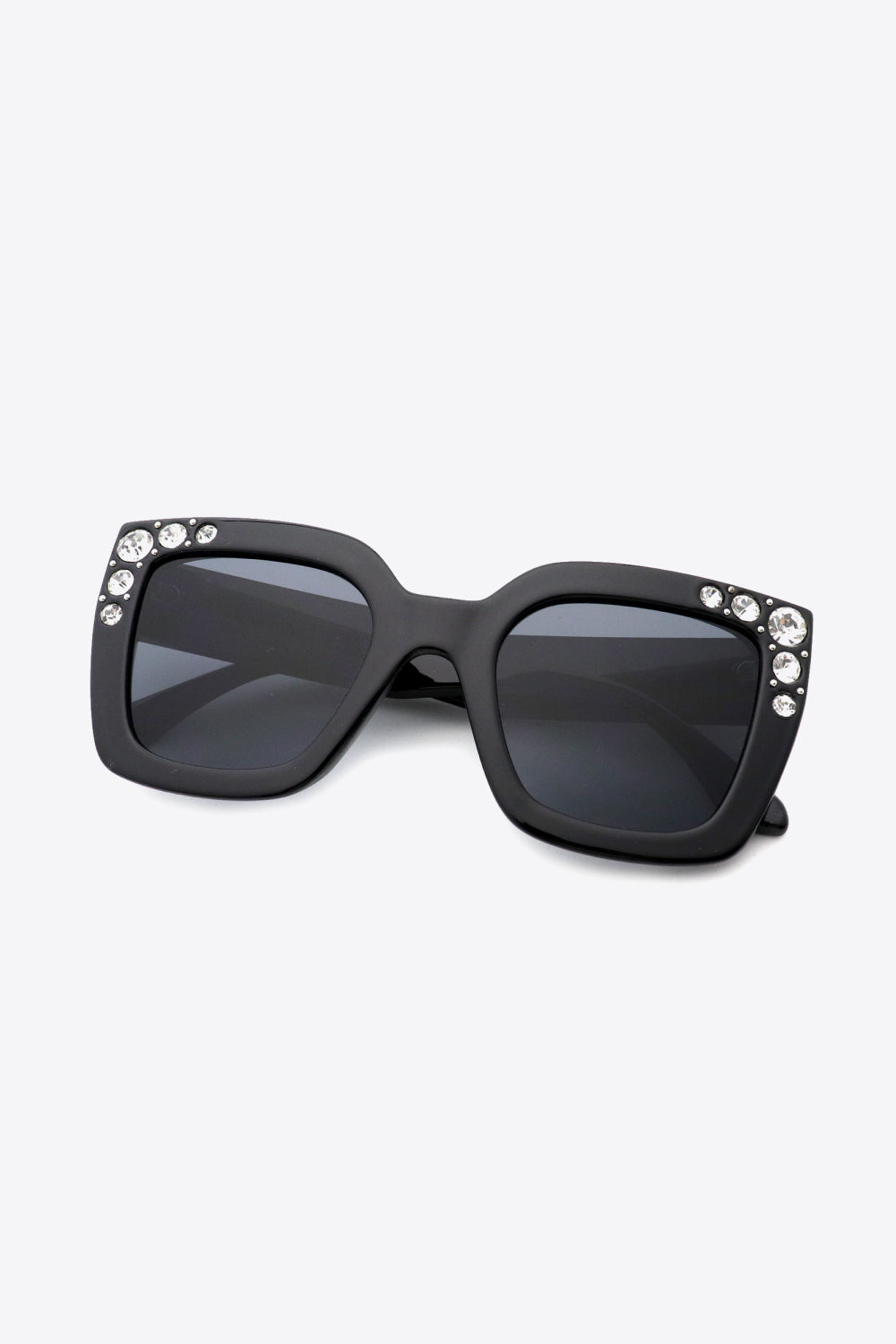 Inlaid Rhinestone Polycarbonate Sunglasses - Ryzela