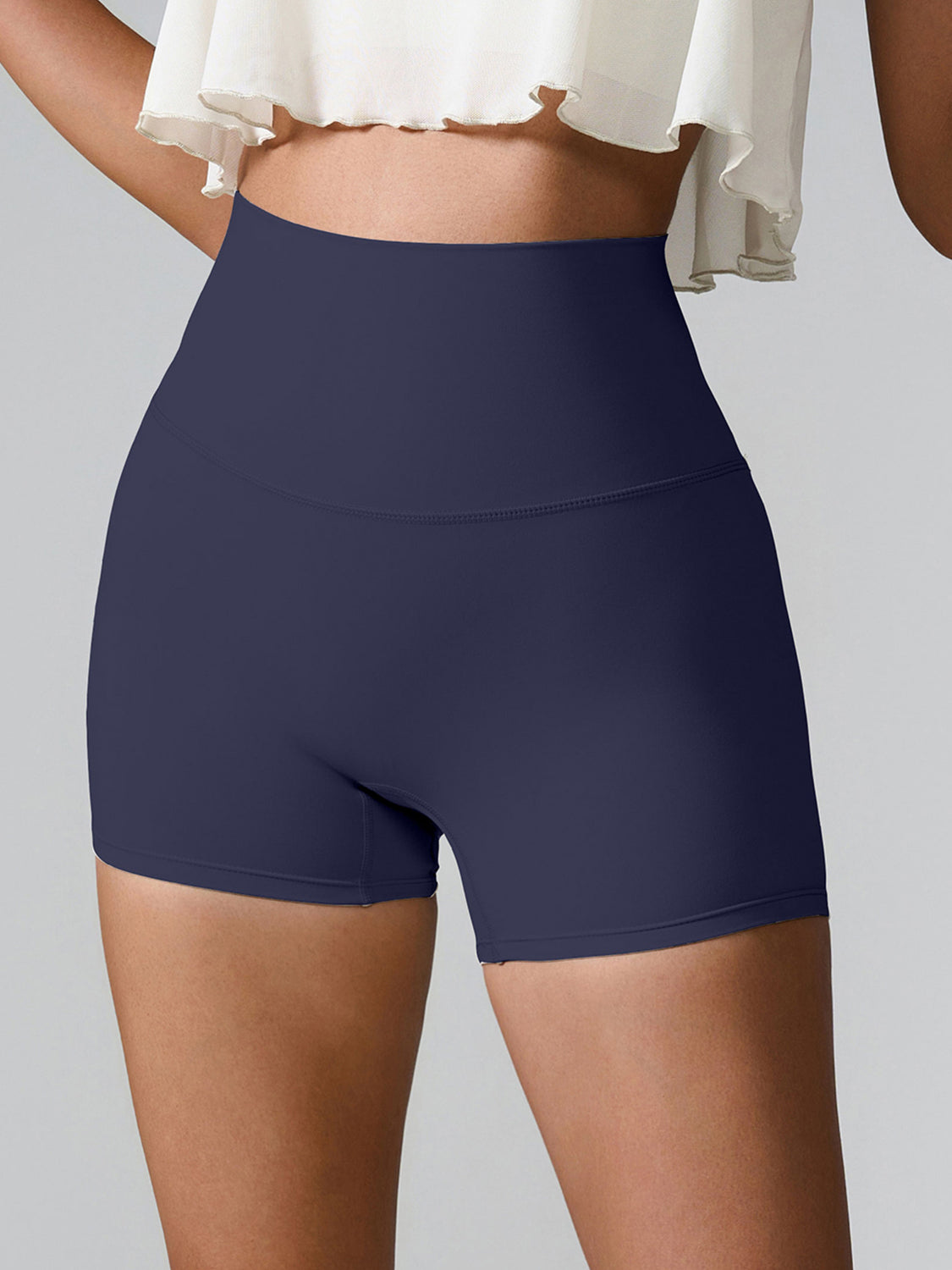 High Waist Active Shorts - Ryzela