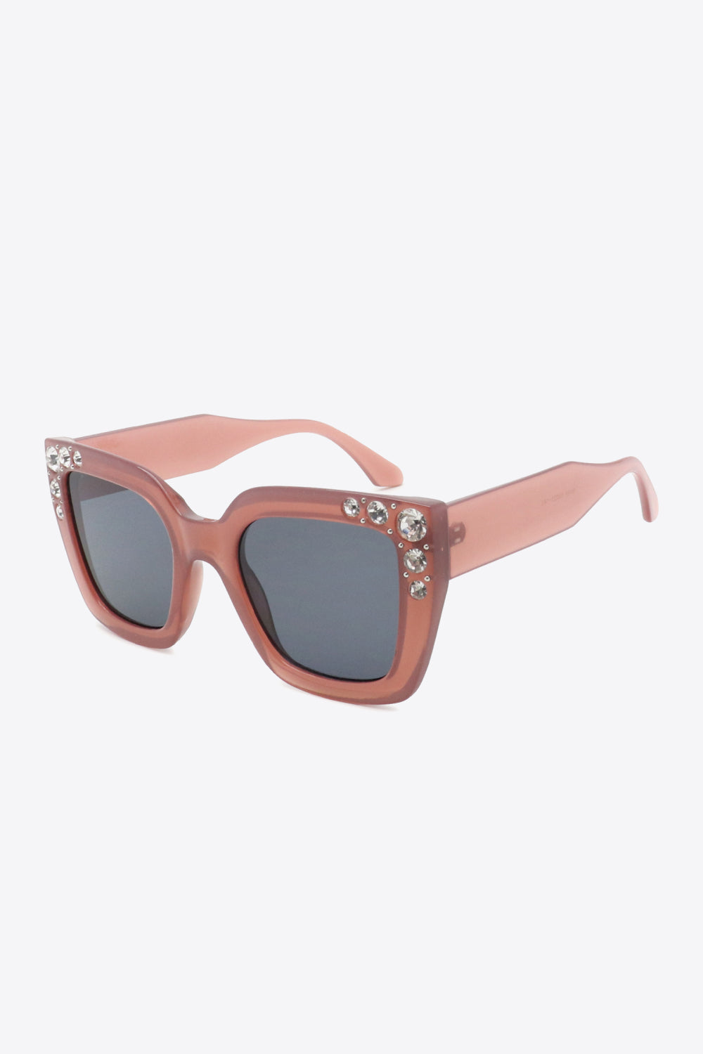 Inlaid Rhinestone Polycarbonate Sunglasses - Ryzela