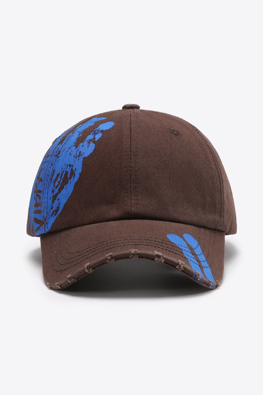 VIBRA Graphic Distressed Adjustable Baseball Cap - Ryzela