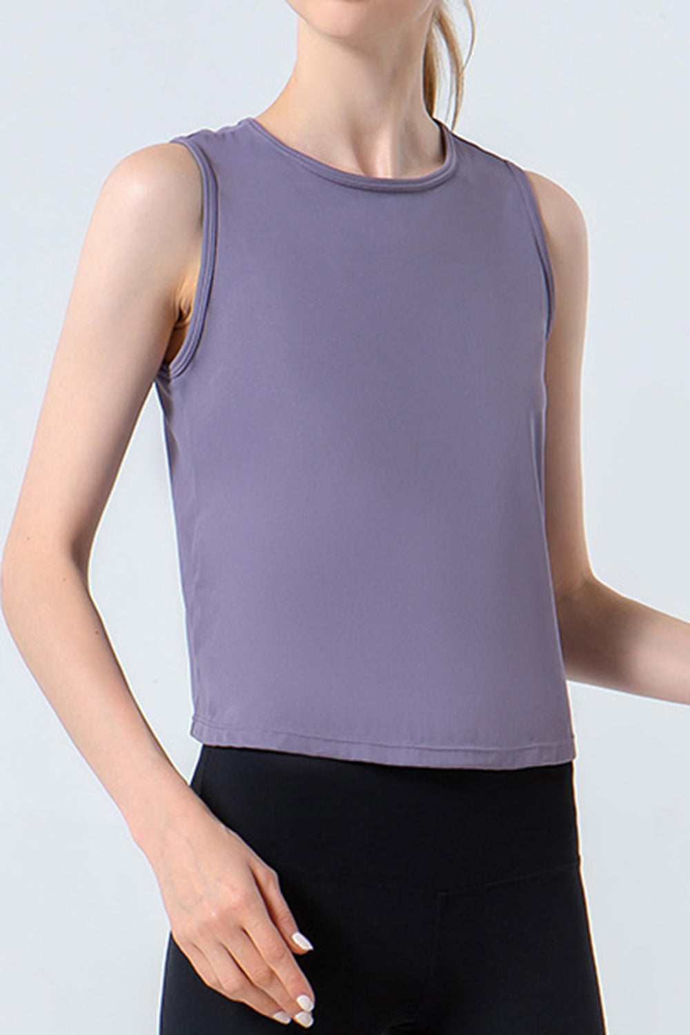 Round Neck Active Tank - Ryzela