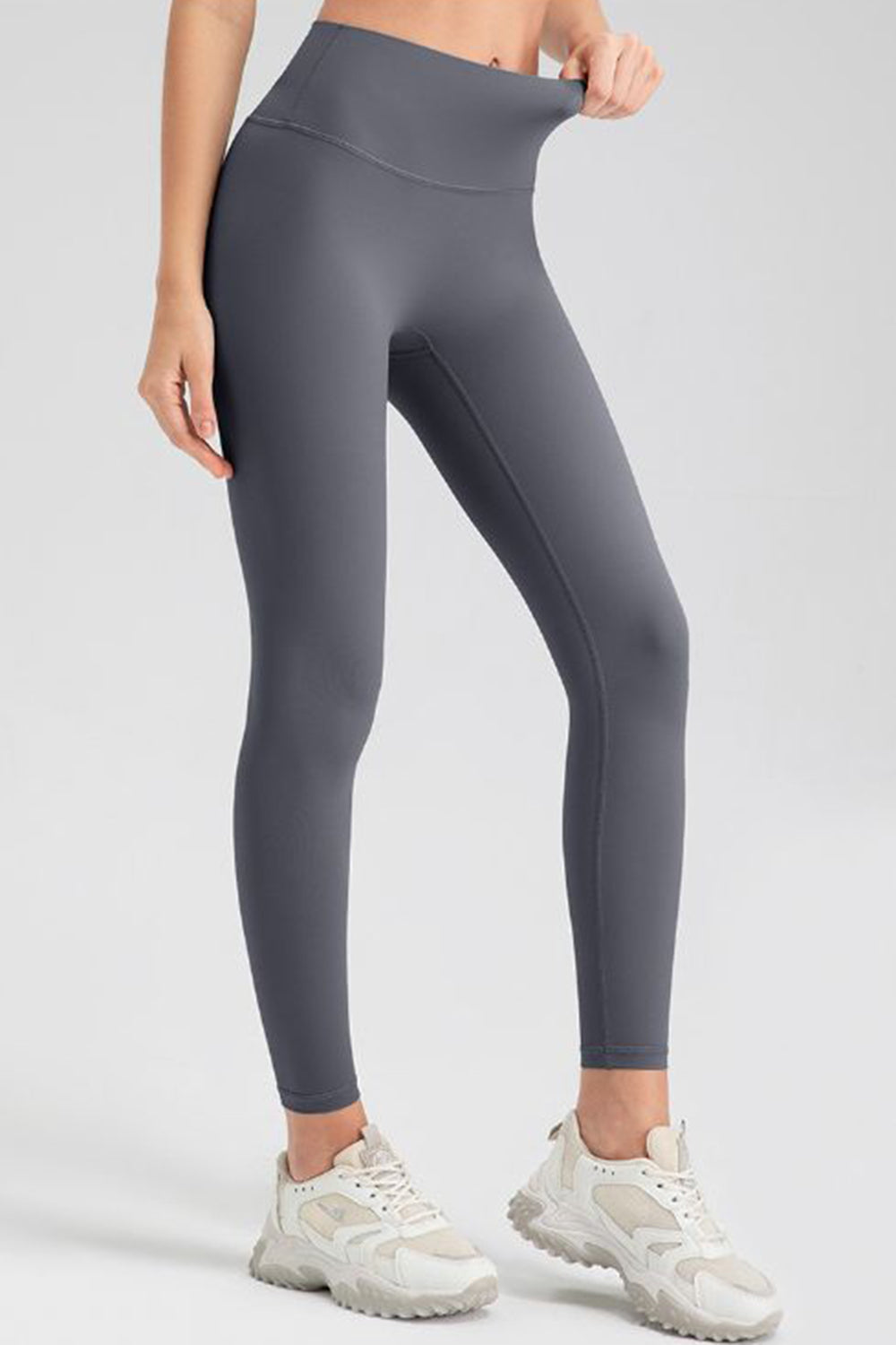 Wide Waistband Sport Leggings - Ryzela