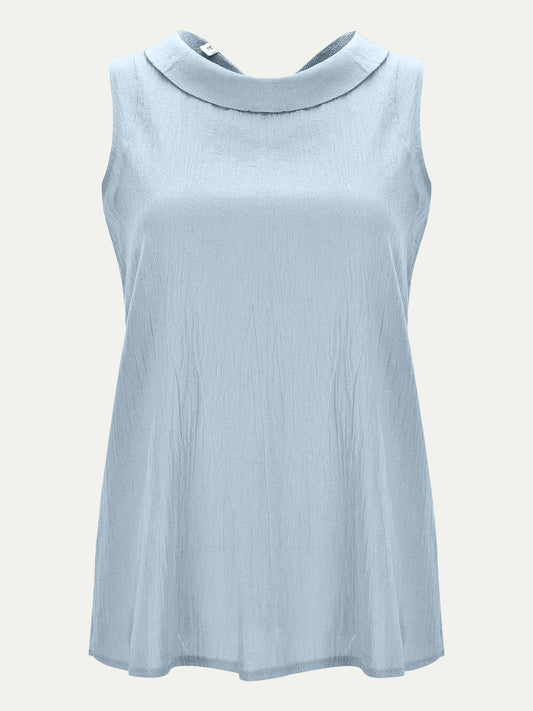 Full Size Round Neck Sleeveless Top - Ryzela