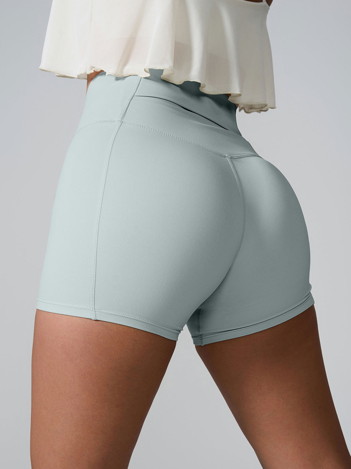 High Waist Active Shorts - Ryzela