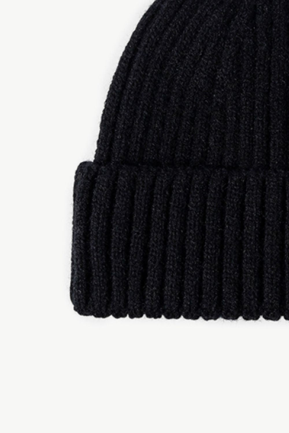 Rib-Knit Cuff Beanie - Ryzela