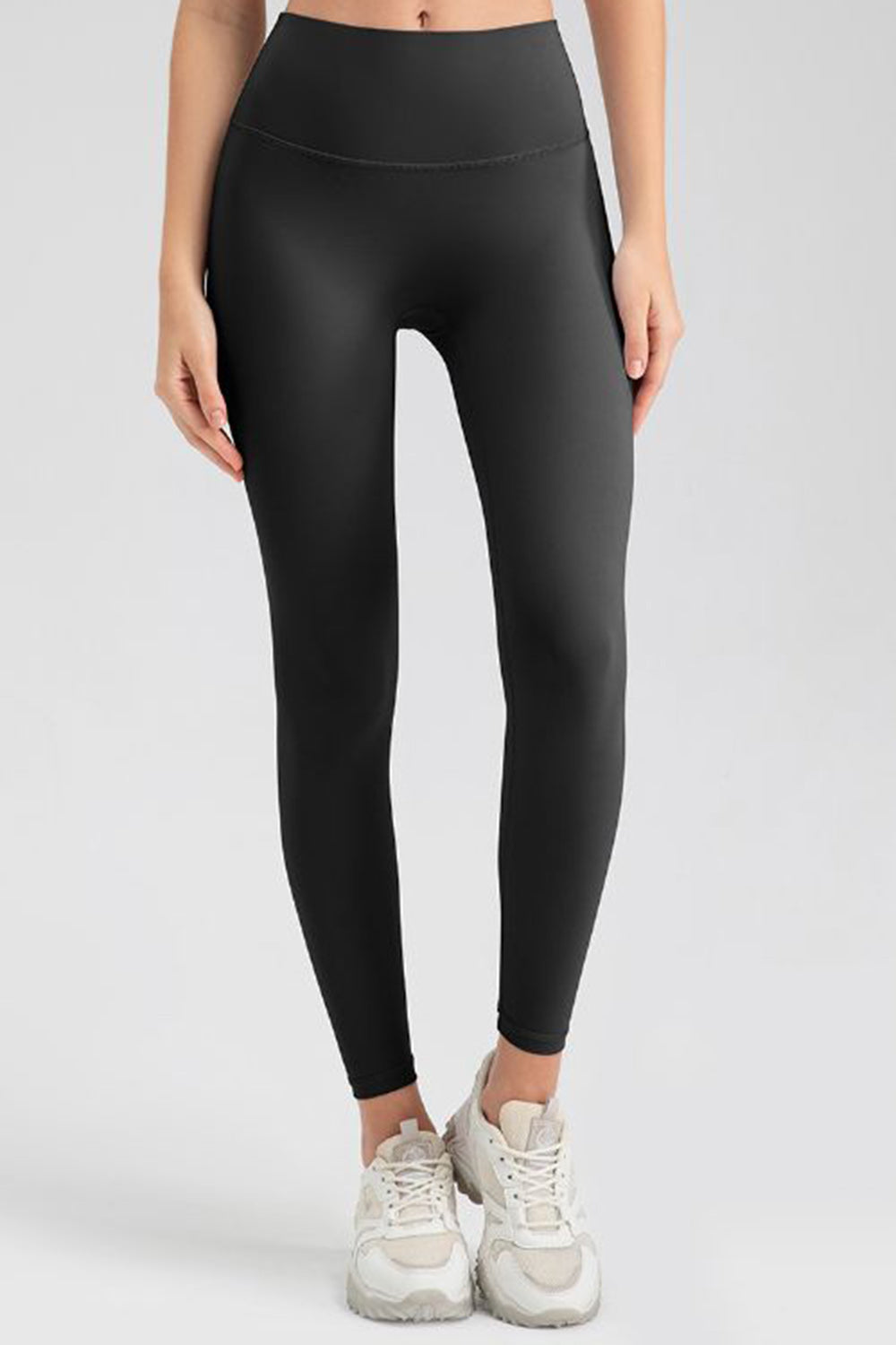 Wide Waistband Sport Leggings - Ryzela