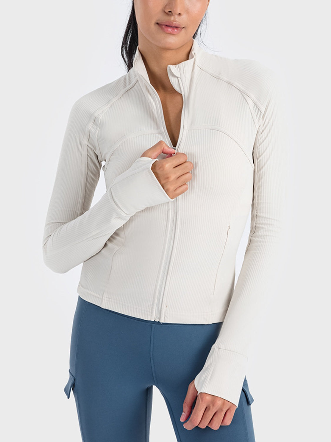 Zip-Up Long Sleeve Sports Jacket - Ryzela