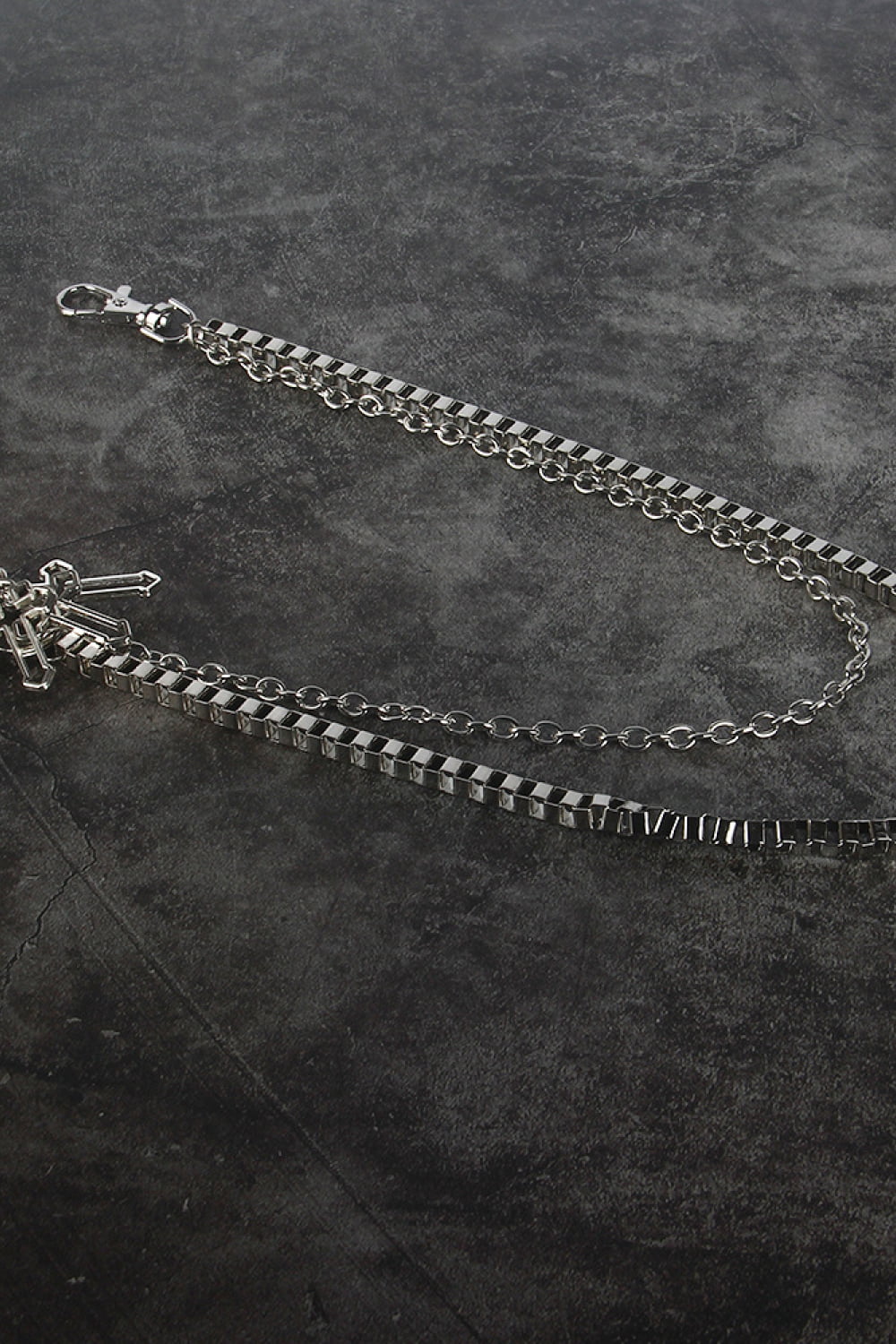 Double-Layered Cross Waist Chain - Ryzela