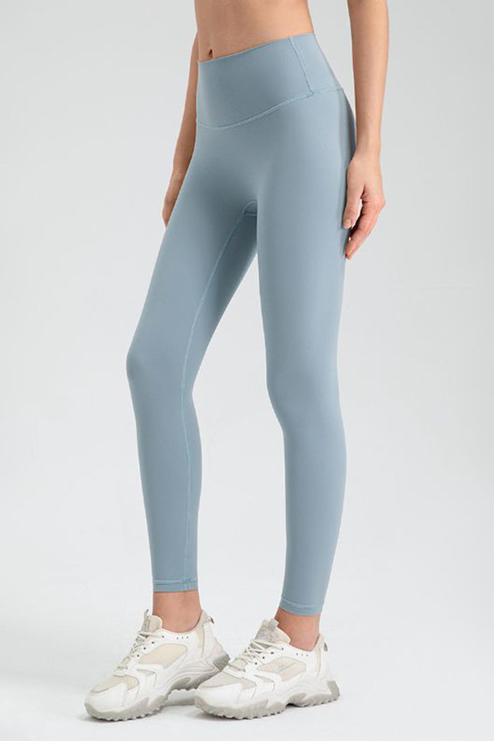 Wide Waistband Sport Leggings - Ryzela