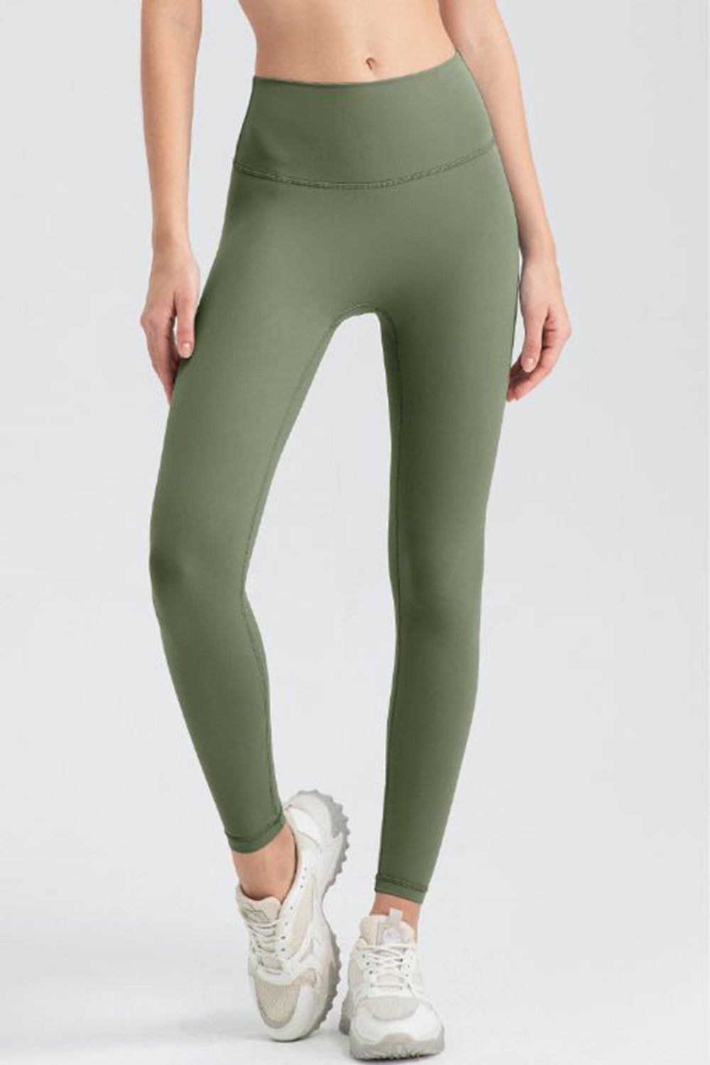 Wide Waistband Sport Leggings - Ryzela