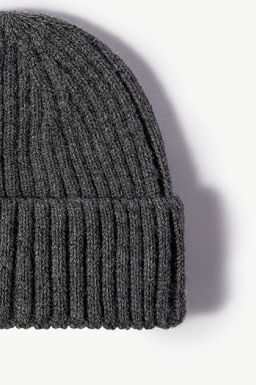 Rib-Knit Cuff Beanie - Ryzela