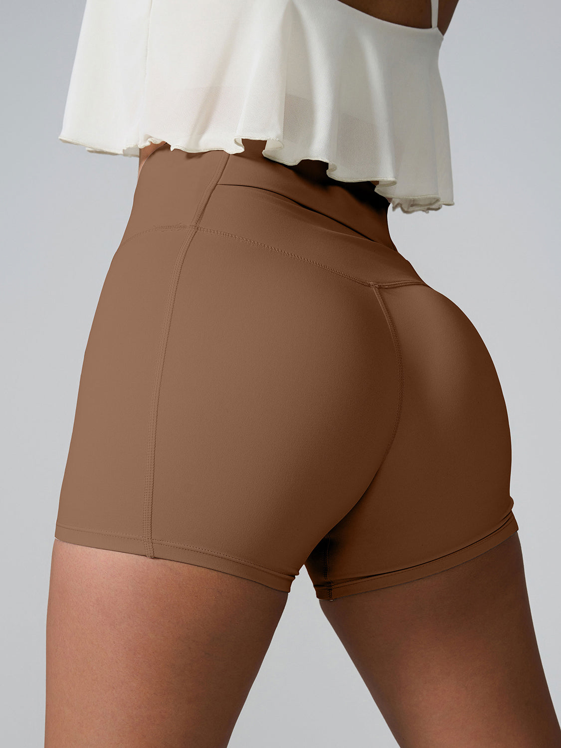 High Waist Active Shorts - Ryzela