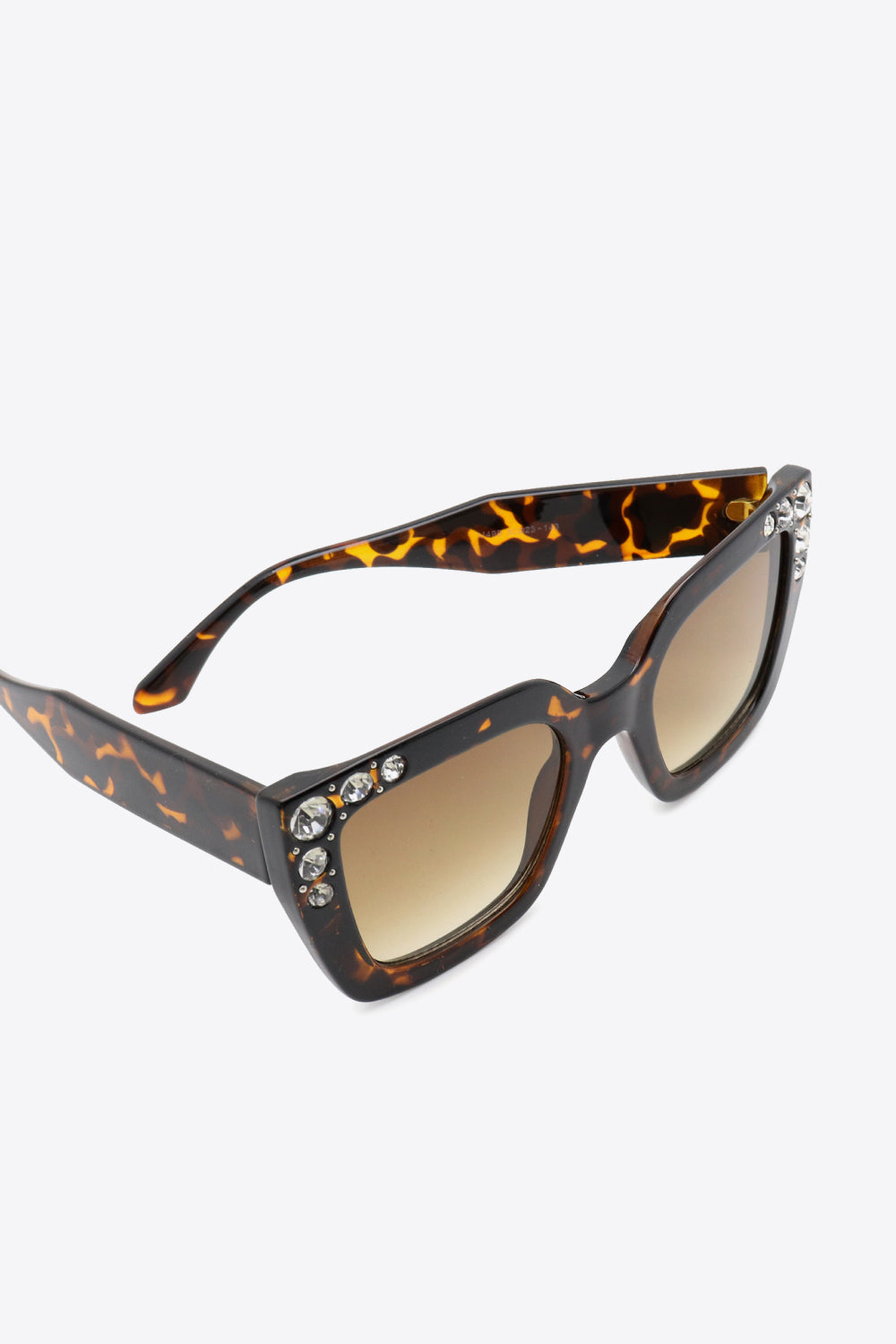 Inlaid Rhinestone Polycarbonate Sunglasses - Ryzela