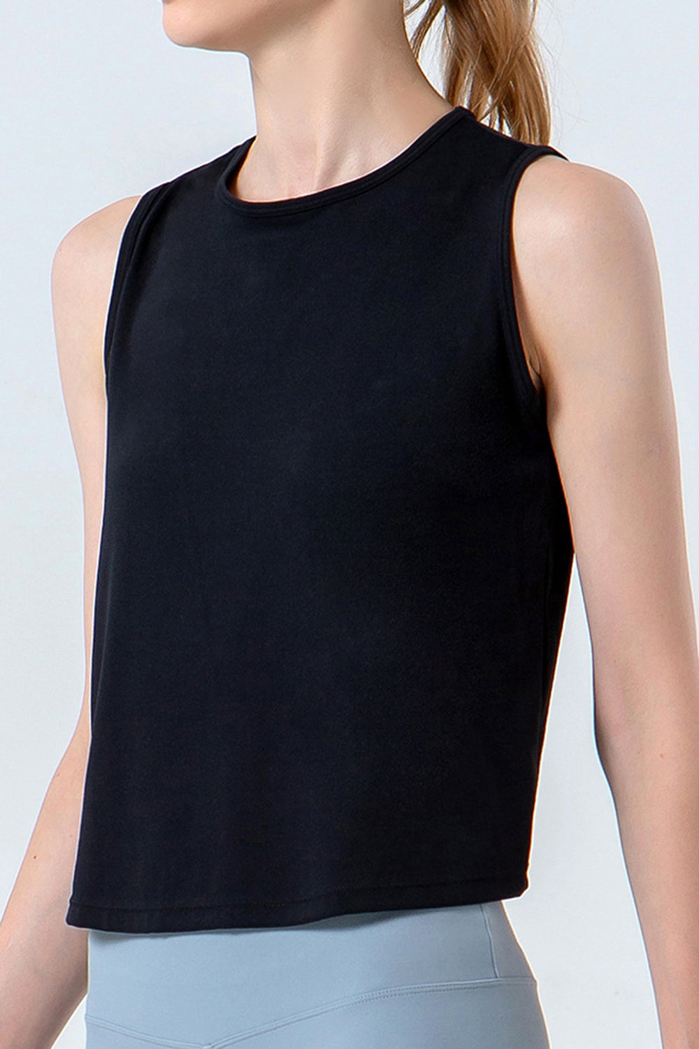 Round Neck Active Tank - Ryzela