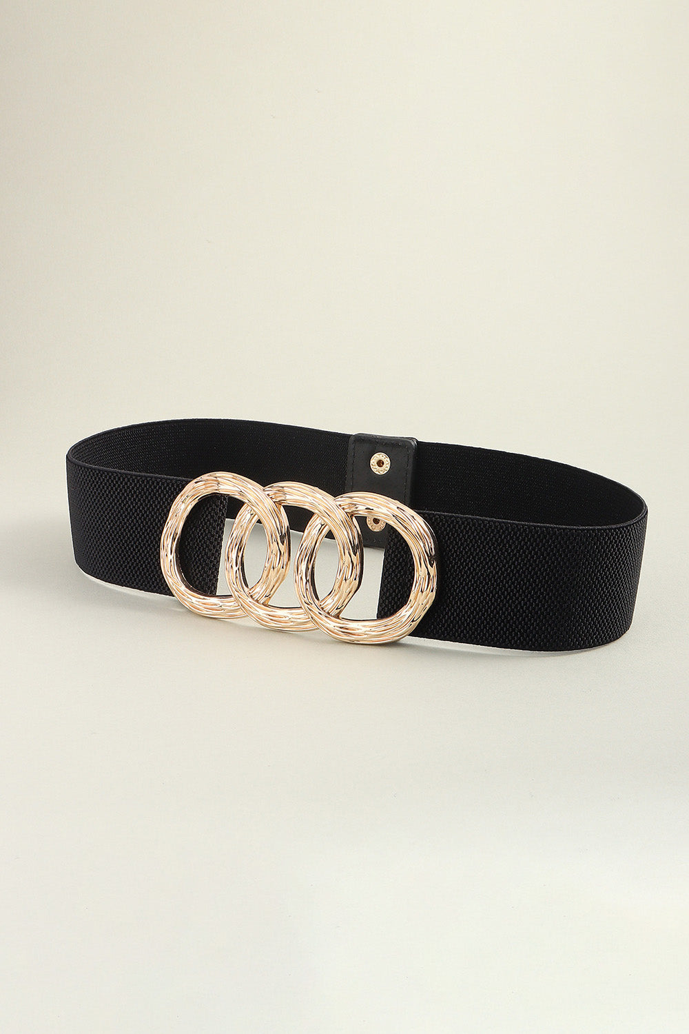 Zinc Alloy Buckle Elastic Wide Belt - Ryzela