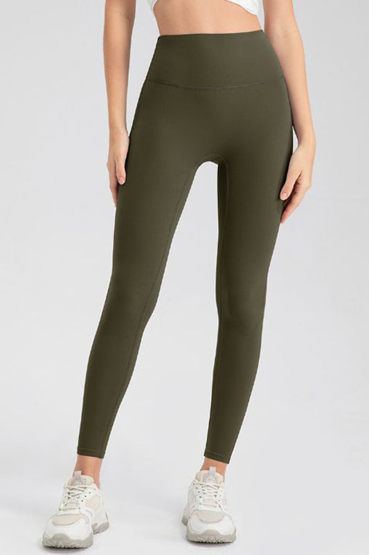 High Waist Skinny Active Pants - Ryzela