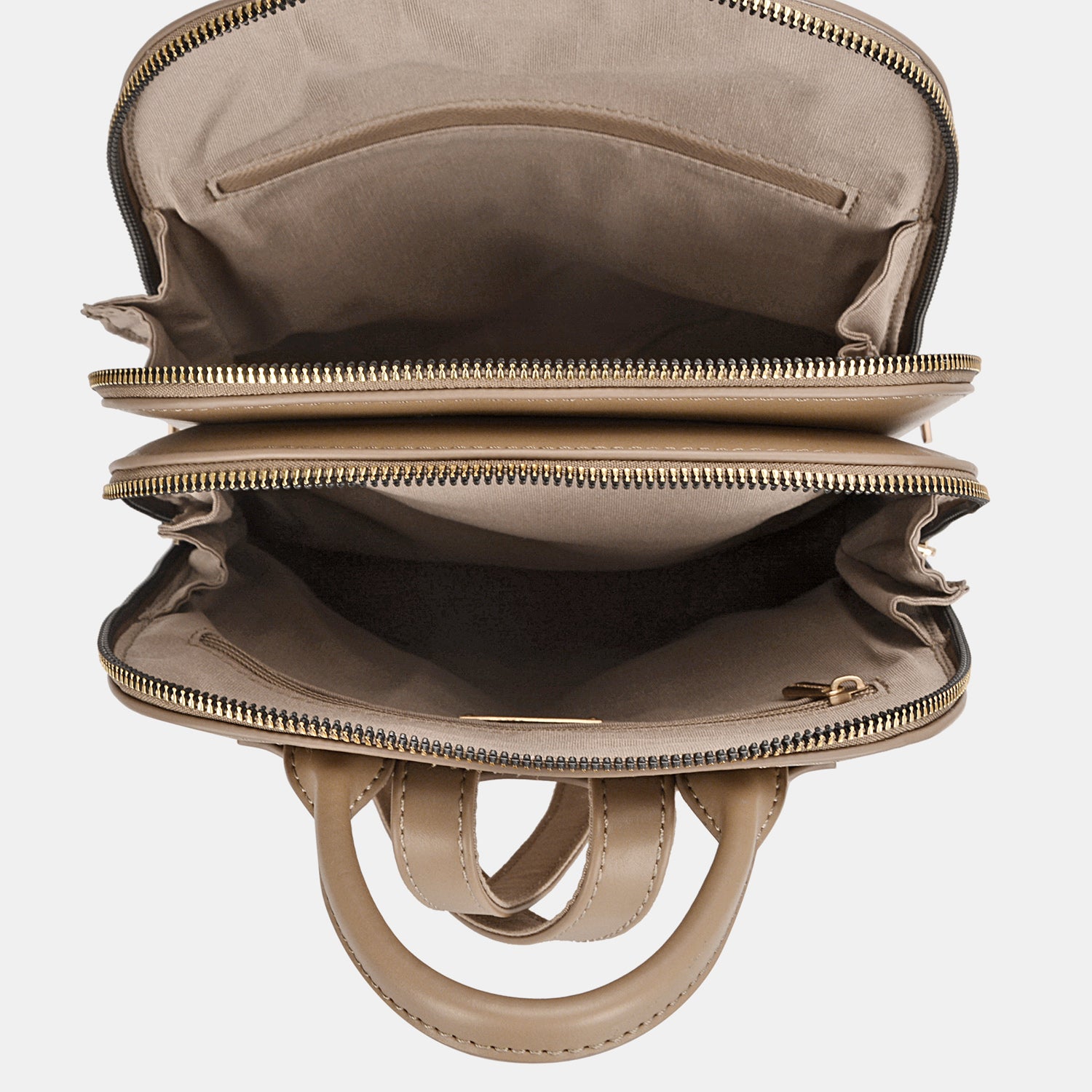 David Jones PU Leather Adjustable Straps Backpack Bag - Ryzela