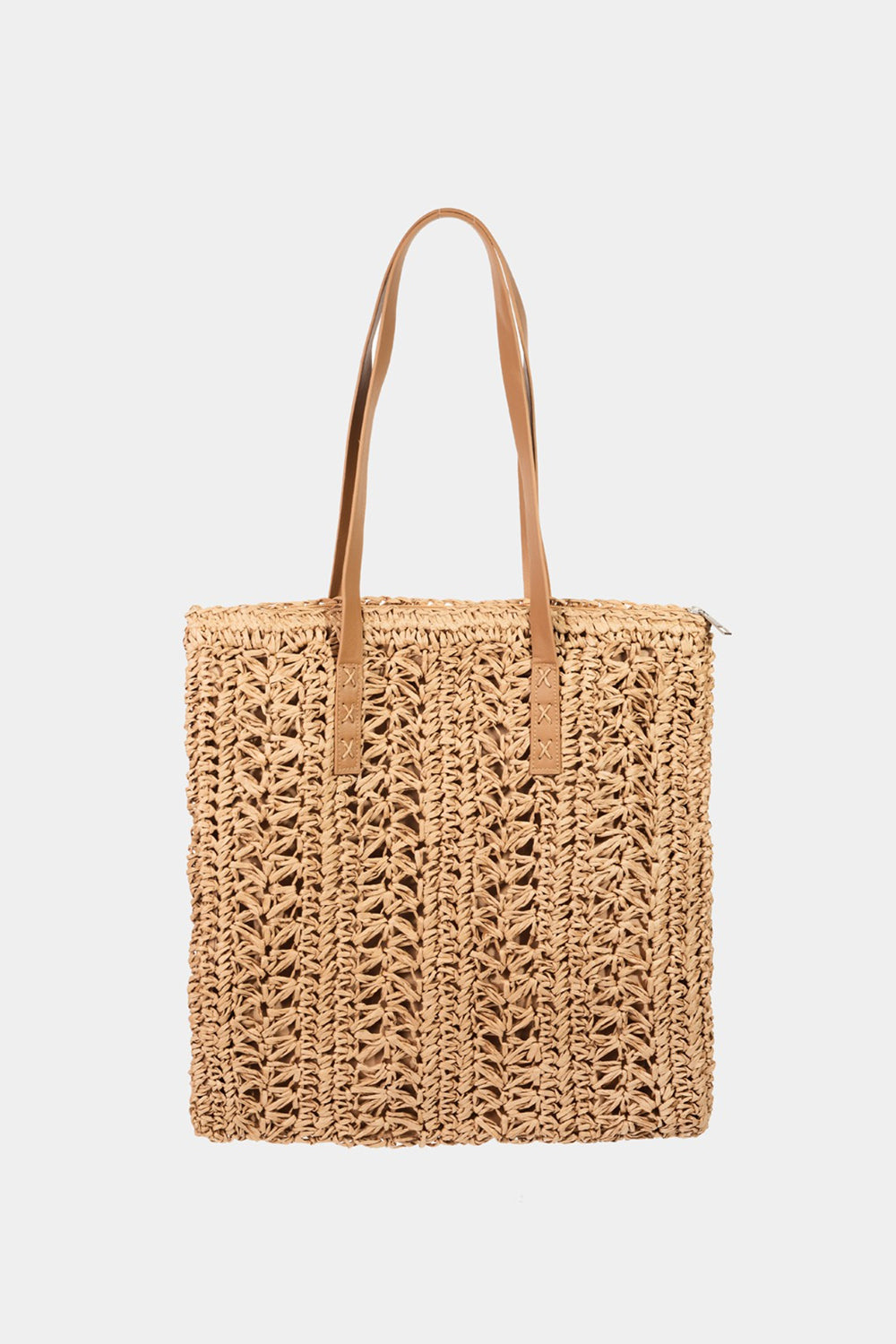 Fame Straw Braided Tote Bag - Ryzela