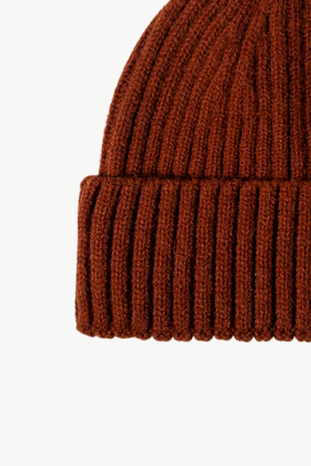 Rib-Knit Cuff Beanie - Ryzela