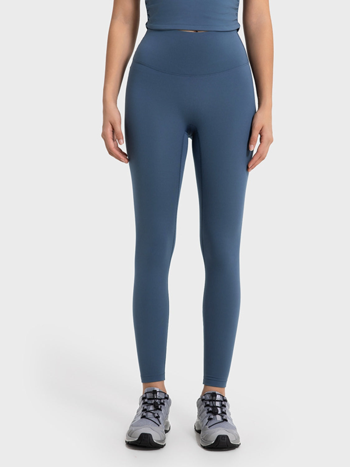 Wide Waistband Sports Leggings - Ryzela