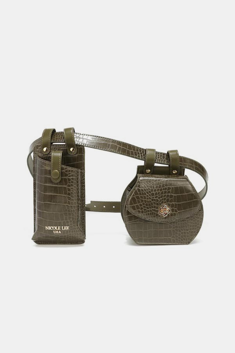 Nicole Lee USA 2 Piece Texture Belt Bag - Ryzela