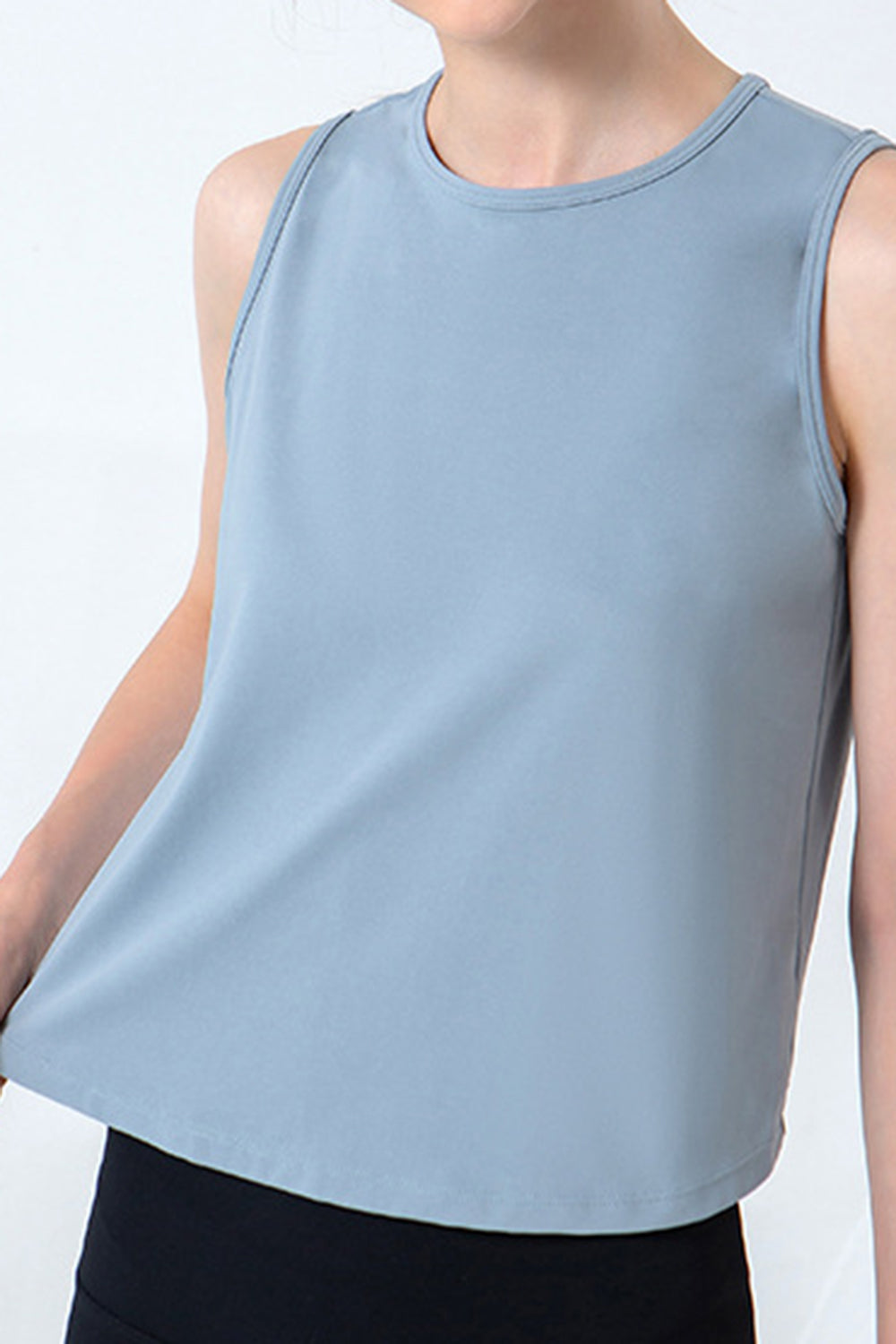 Round Neck Active Tank - Ryzela