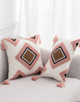 Geometric Graphic Tassel Decorative Throw Pillow Case  Trendsi   