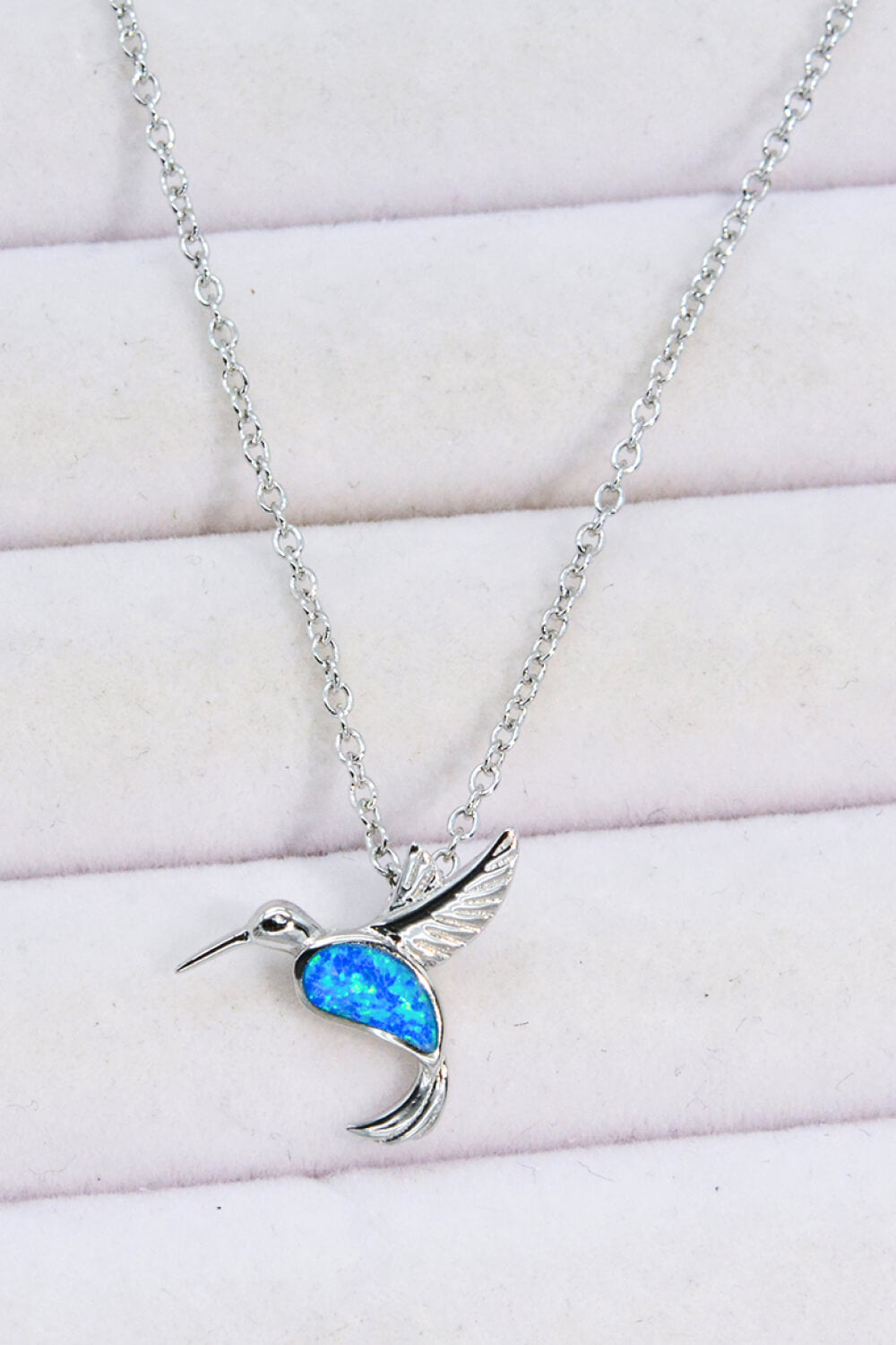 Opal Bird 925 Sterling Silver Necklace - Ryzela