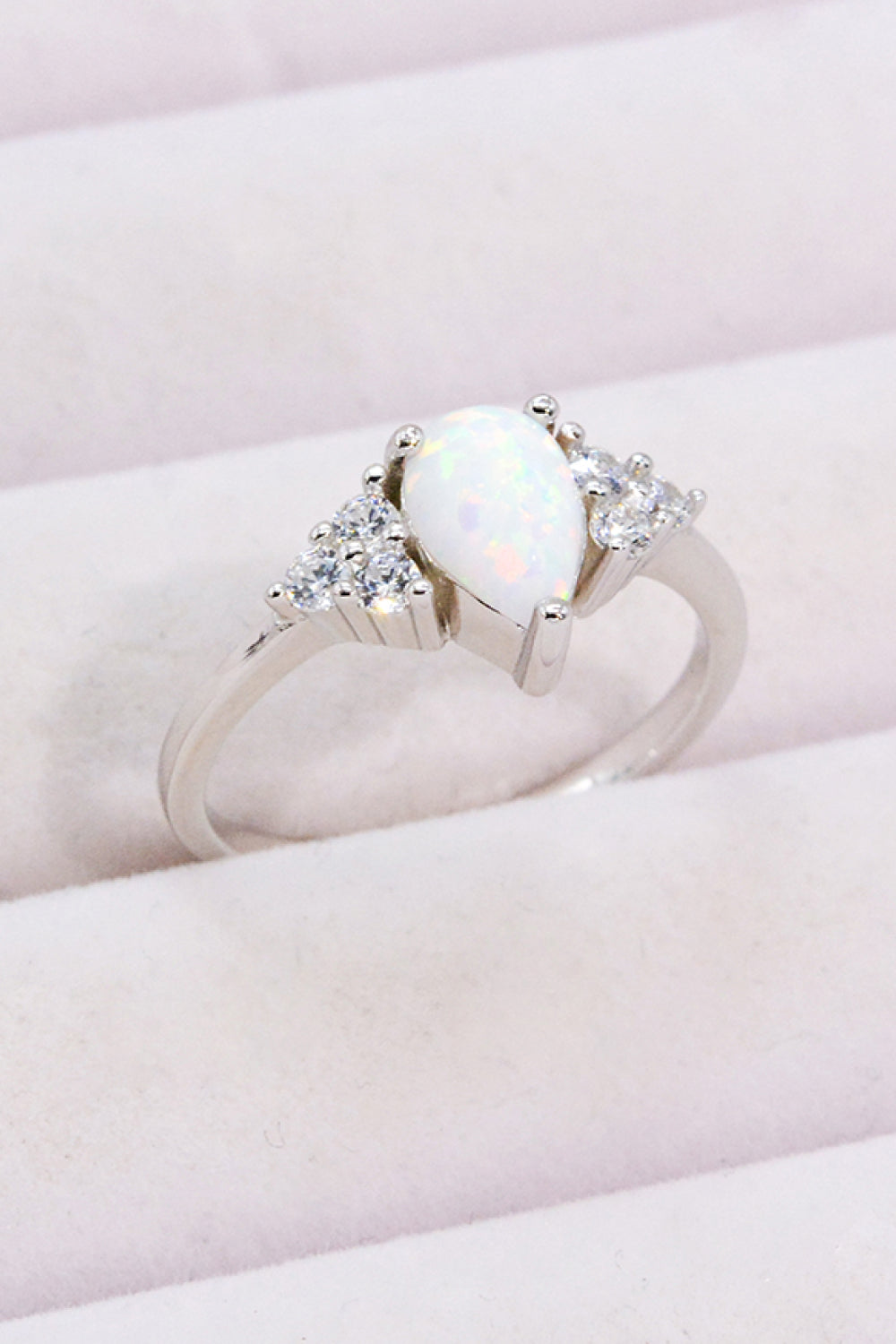 Limitless Love Opal and Zircon Ring - Ryzela