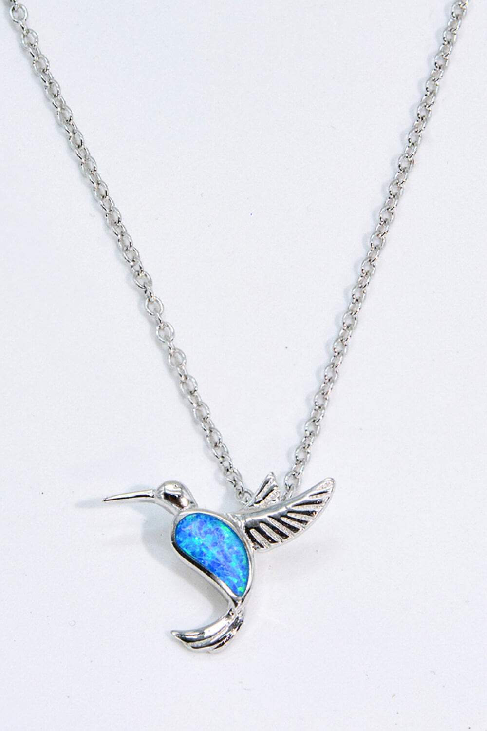 Opal Bird 925 Sterling Silver Necklace - Ryzela