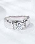 From The Heart 1 Carat Moissanite Ring - Ryzela