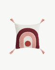 Geometric Graphic Tassel Decorative Throw Pillow Case  Trendsi Semicircular Square  