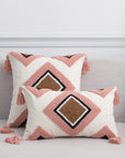 Geometric Graphic Tassel Decorative Throw Pillow Case  Trendsi   