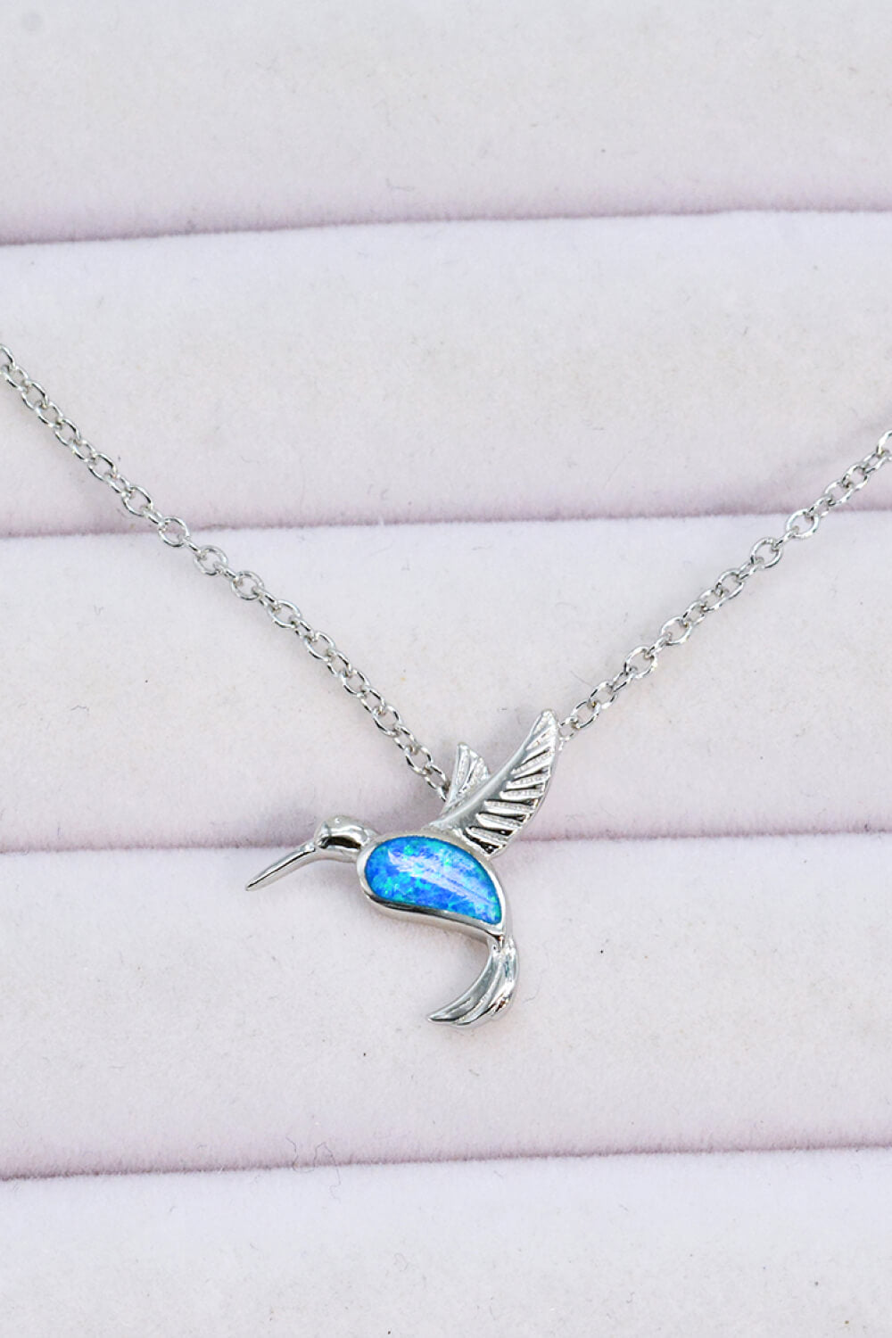 Opal Bird 925 Sterling Silver Necklace - Ryzela