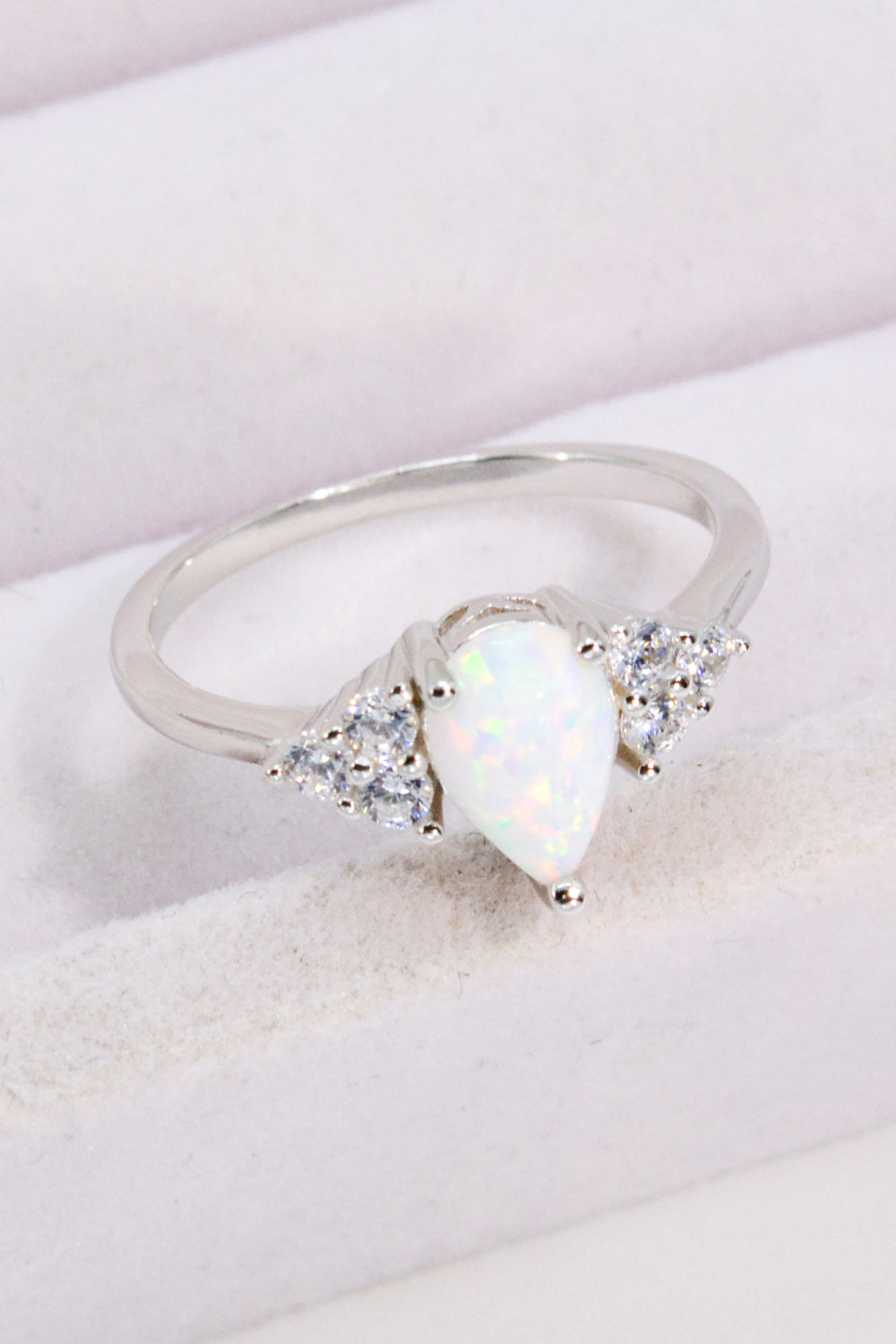 Limitless Love Opal and Zircon Ring - Ryzela